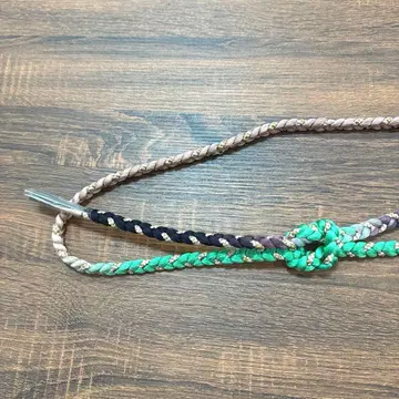 녹색 보라색 베이지색 그라데이션 허리띠 후리소데 평상복