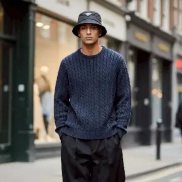 [ m6 ] 90-00s J.CREW 케이블 니트 스웨터 L 빈티지