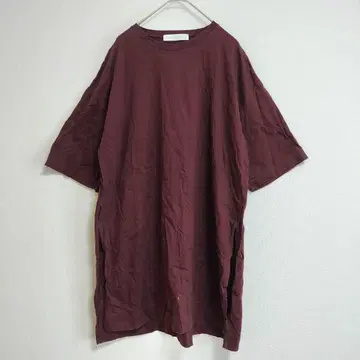 URBANRESEARCH 빅 실루엣 T셔츠 브라운 반팔