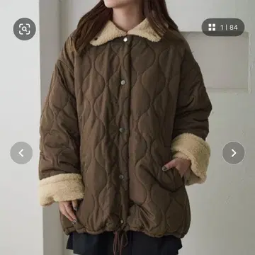 [ apres jour clair ] 보아 안감 퀼팅 자켓