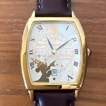 도쿄 디즈니랜드 호텔 그랜드 오픈 한정판 손목시계 작동 확인 완료