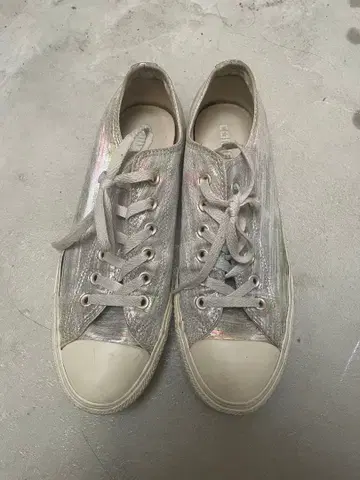 Converse 실버 스니커즈 26.0cm