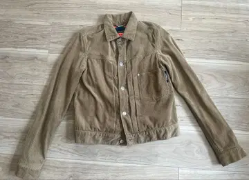 [ ZUCCA ] 아우터 긴팔 코듀로이 자켓 카멜 M 사이즈