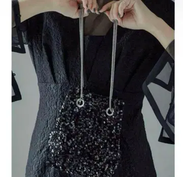 2way 스팽글 숄더백 복조리 파티백 포멀 성인식