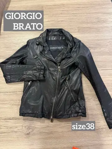 조르지오 브라토 블랙 라이더 자켓