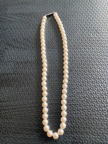 펄 목걸이 화이트 일련 타입