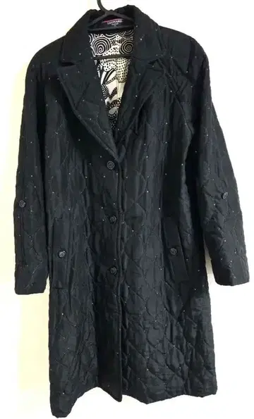 새상품급 LEONARD 레오나르 블랙 코트 사이즈 11R