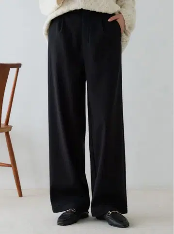 crewre 개버 플리스 웜 슬랙스 2 블랙