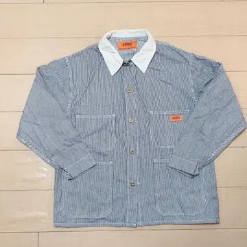 UNIVERSAL OVERALL 커버올 스트라이프 상의 L