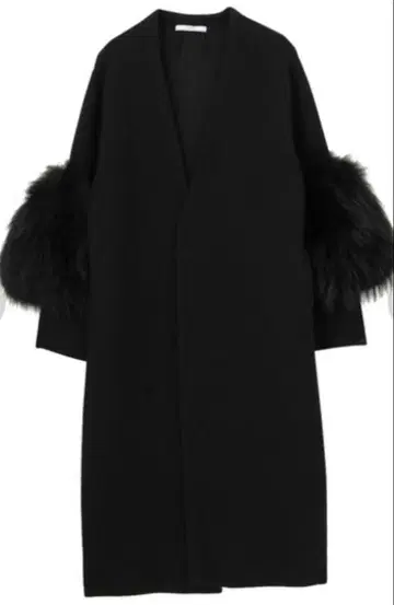 UN3D. 슬리브 퍼 가디건