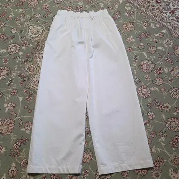 TRAVAIL MANUEL 화이트 이지 팬츠 W