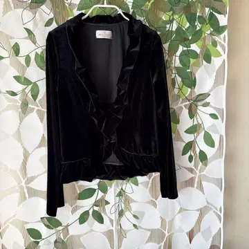 Arte Soie 알테소와 자켓 벨로아 원단 블랙 9호