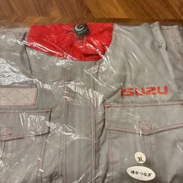 ISUZU 오버롤 3L 그레이/레드