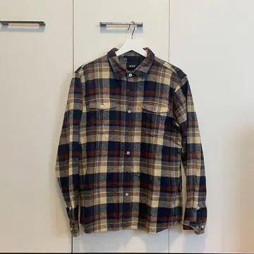HUF 체크 무늬 플란넬 셔츠 L 사이즈