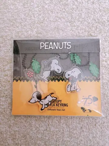 스누피 아크릴 키링 75주년 한국 스누피 정원