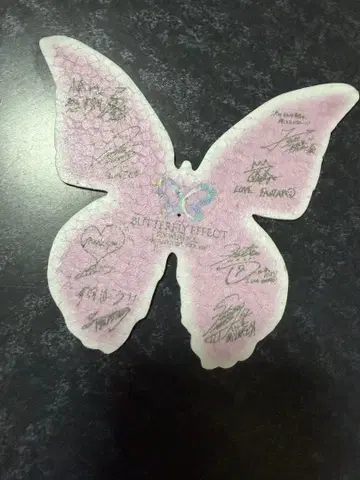 FANTASTICS 나비 낙하물 메시지