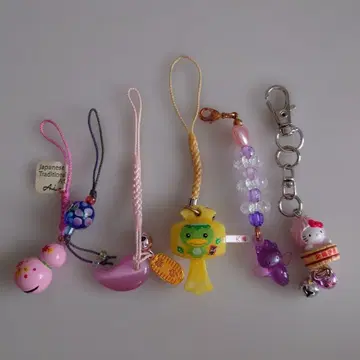 캐릭터 스트랩 6개 세트