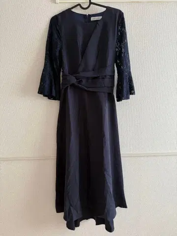 LACE LADIES 네이비 맥시 드레스 M