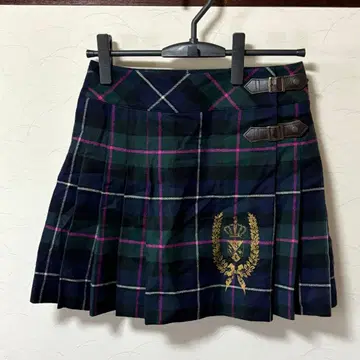 23구 스포츠 골프 스커트 체크 무늬 플리츠 사이즈 58