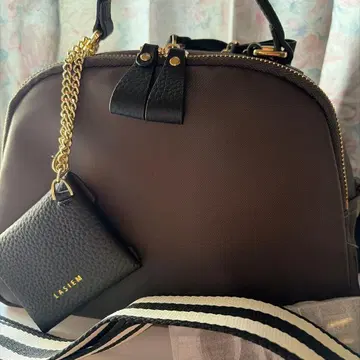 LASIEM 그레이 숄더백