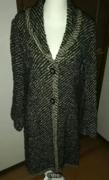 두클라쎄 재기 니트 코트 코디건 알파카 혼방 안감 없음 11호