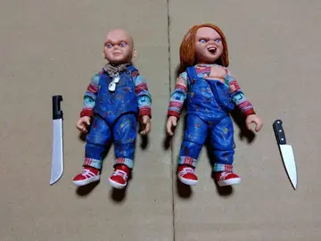 네카 처키 피규어 2체 처일드 플레이