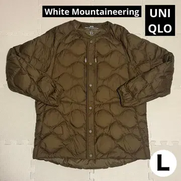 UNIQLO 화이트 마운티니어링 울트라 라이트 다운