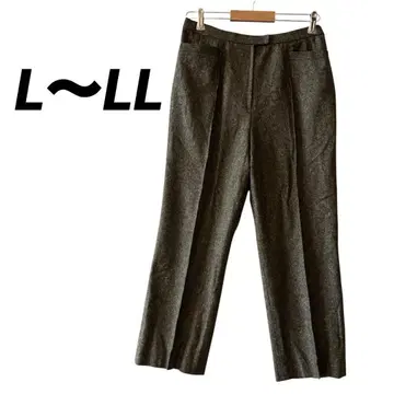 이탈리아제 원단 사용 Luigi 울 슬랙스 팬츠 브라운 계열 고급 소재