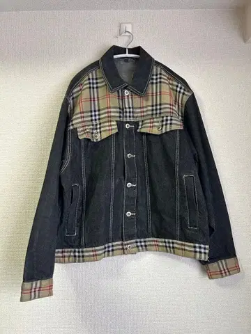 Denim Check jacket vintage archive L