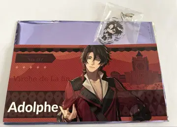 오토메이트 파티 티켓풍 카드 & 꼬마 캐릭터 아크릴 참 아돌프