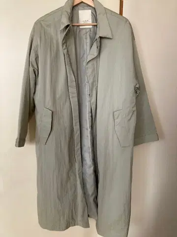 studio CLIP 충전솜 스텐카라 코트 카키 (라이트 그린)