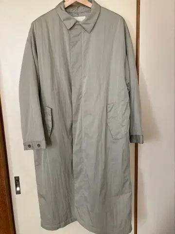 studio CLIP 충전솜 스텐카라 코트 카키 (차분한 라이트 그린)