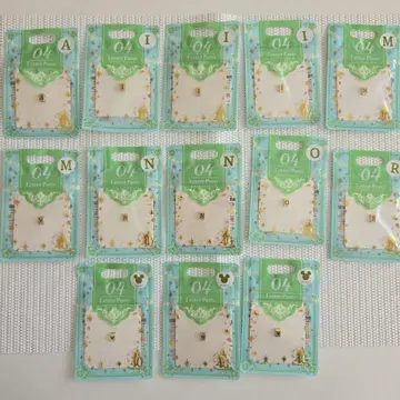 새상품 디즈니 리조트 40주년 모먼트 고 라운드 알파벳 부품