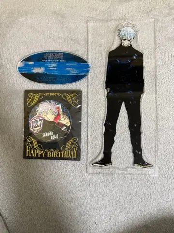 고죠 사토루 아크릴 스탠드 & 벌스데이 배지