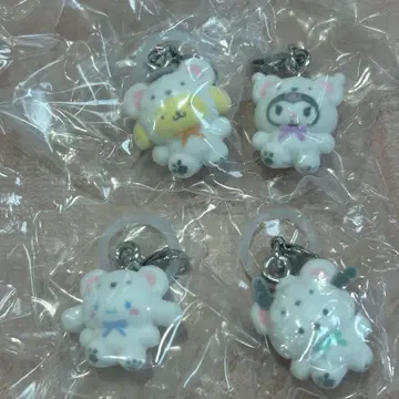 산리오 포근포근 스노우 표시 액세서리 4종