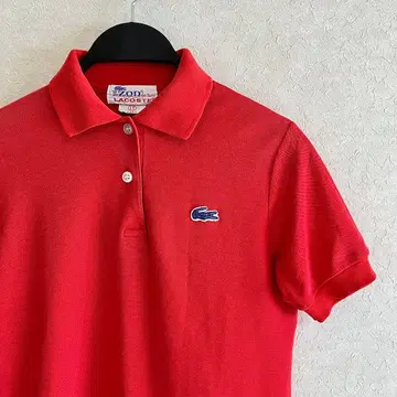 70s 빈티지 IZOD 피케 셔츠 Lacoste 파랑 악어