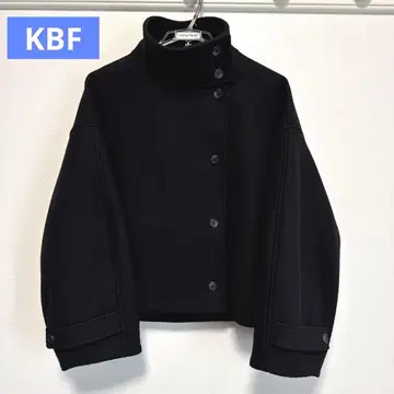 KBF 스탠드넥 피코트 2WAY