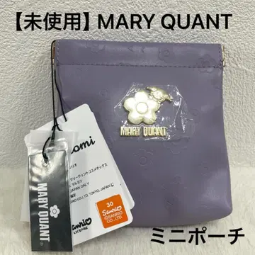 [ 미사용 ] MARY QUANT 한정판 쿠로미 파우치 퍼플 미사용