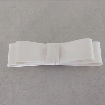 리본 모자 꽁지