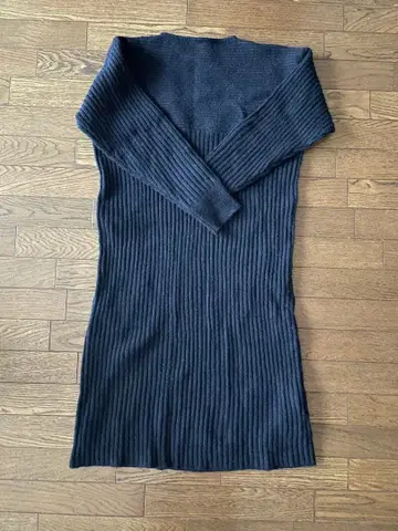 URBAN RESEARCH DOORS 네이비 니트 원피스