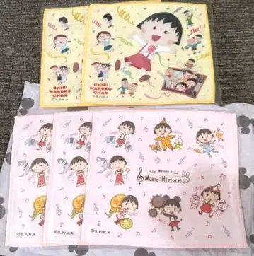 마루코는 아홉살(치비 마루코짱) 미니 타월 5개 세트