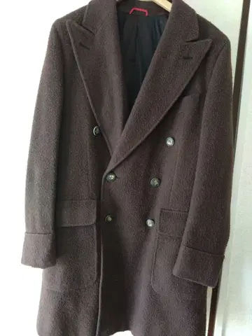 ERAL55 카센티노 더블 브레스트 체스터 코트 이탈리아제 미사용 새상품