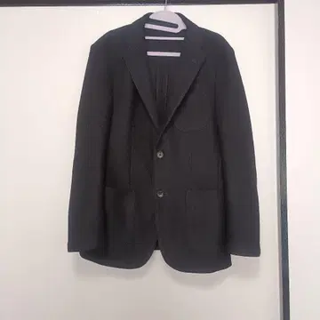 UNIQLO 블랙 테일러드 자켓 울 혼방