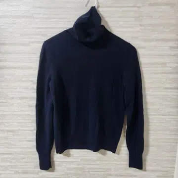 [ S ] 유니클로 캐시미어 100% 터틀넥 니트 네이비