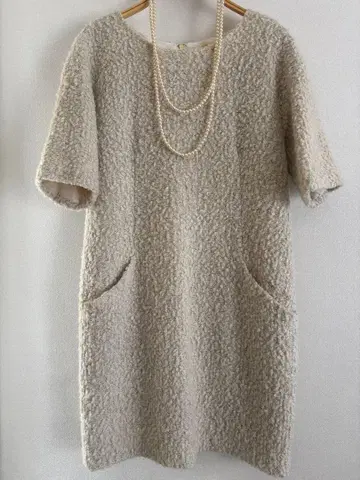 빔즈 HEART 부클레 MIX 원피스