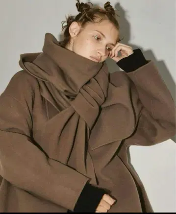 투데이풀 스톨 울 코트