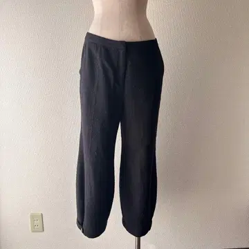 센소유니코 t.b 블랙 플리스 팬츠 마츠오 인터내셔널