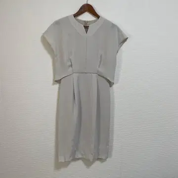 그린 라벨 릴랙싱 더블 크로스 프렌치 슬리브 원피스