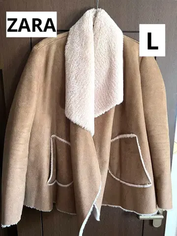 ZARA 숏 기장 무스탕 코트 L 사이즈