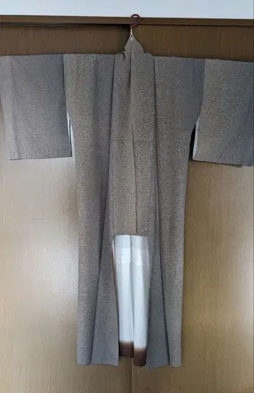 코몬 이로무지 화학 섬유 기모노 그라데이션